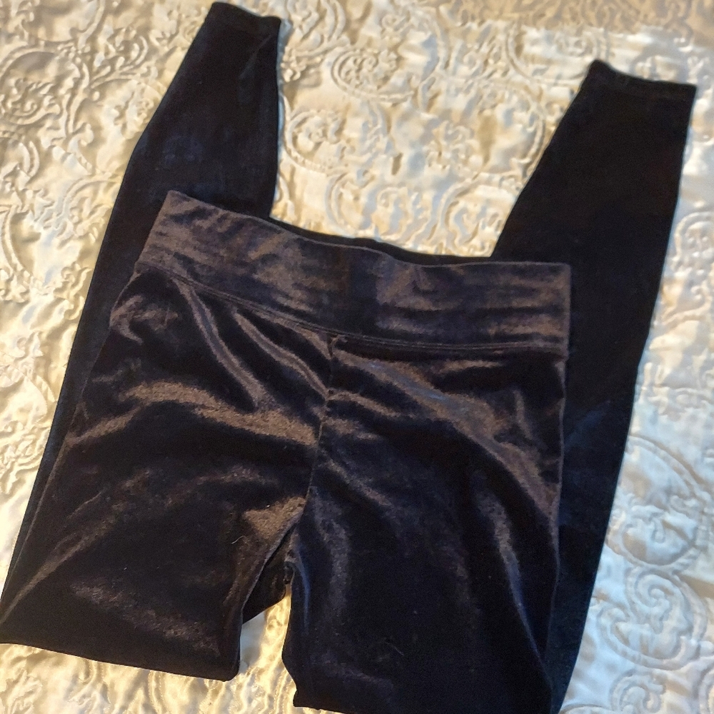 Velvet leggings